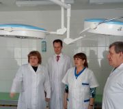 В.В. Шкарин и Н.В. Семенова посетили Кумылженскую ЦРБ